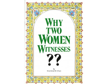 WHY TWO WOMEN WITNESSES??